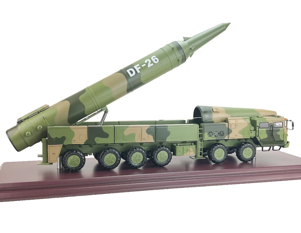 1:26 88CM DF-26 Missile Launcher Truck Diecast Military Army Vehicles Model