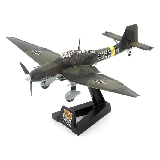 1/72 World War II German Air Force JU87D-1 Stuka Bomber Aircraft Model