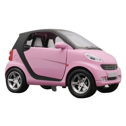 Pink 1:32 Car Model Diecast Toy Vehicle Collection Kids Pull Back Sound&Light