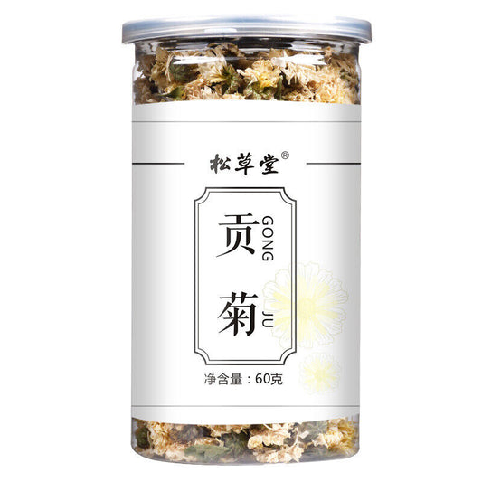 60g Original Flower Herbal Tea White Chrysanthemum Tea Chinese Gongju Flower Tea