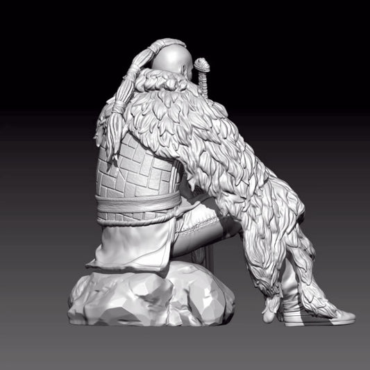 1/24 resin figure model kit Viking Knight Unassembled Unpainted