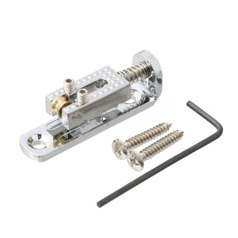 6Pack Alloy+Copper Single Roller 3-8 String Bridge For Guitar Cigar Box Banjo