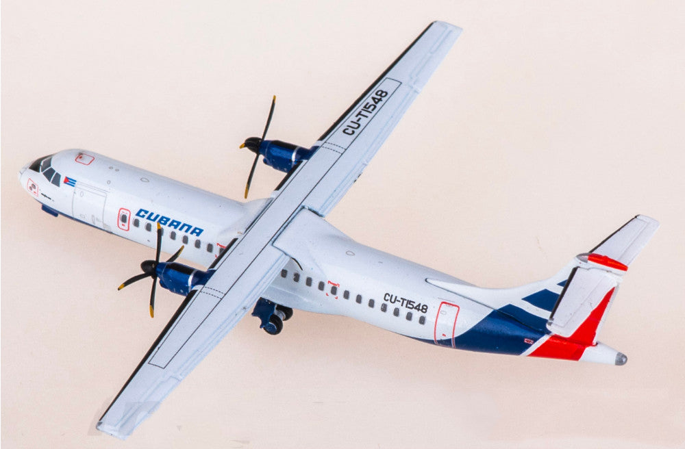 1:400 Geminijets Cubana ATR-72-200 CU-T1548 Passenger Airplane Diecast Model