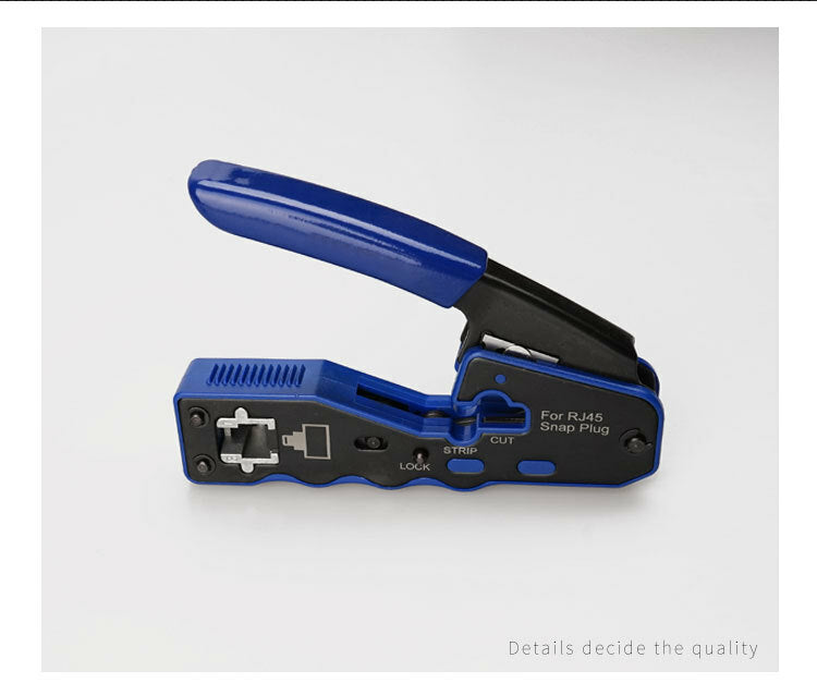 RJ45 EZ Professional Modular Crimps 8p Network Tool Extrusion Crimping