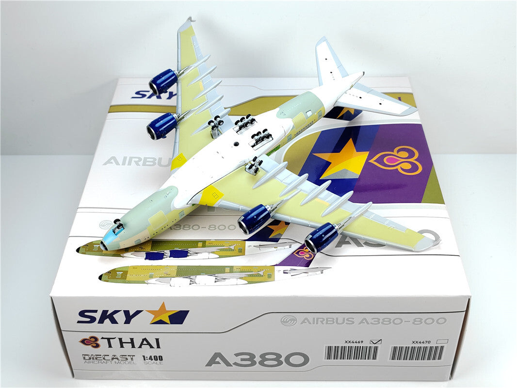 1:400 JC Wings SKY AIRBLUS A380 Passenger Airplane Diecast Aircraft Model