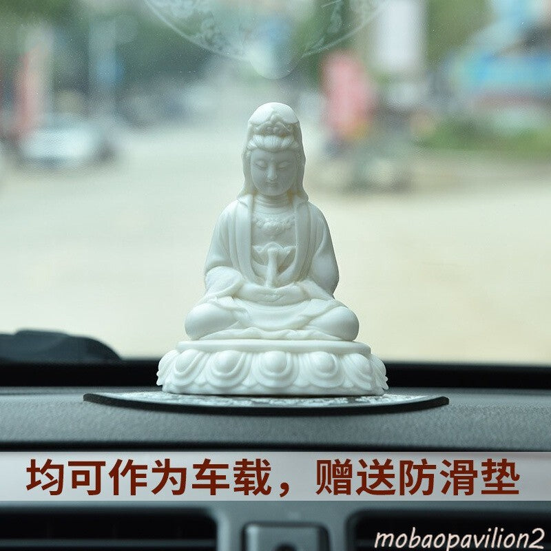New Dehua White Porcelain Guanyin Living Room Offering Ornaments