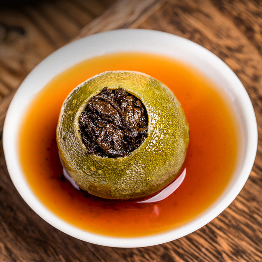 2016 Guangdong Xinhui Mandarine Yunnan Pu'er Ripe Tea Mandarine Shu Pu-erh Tea