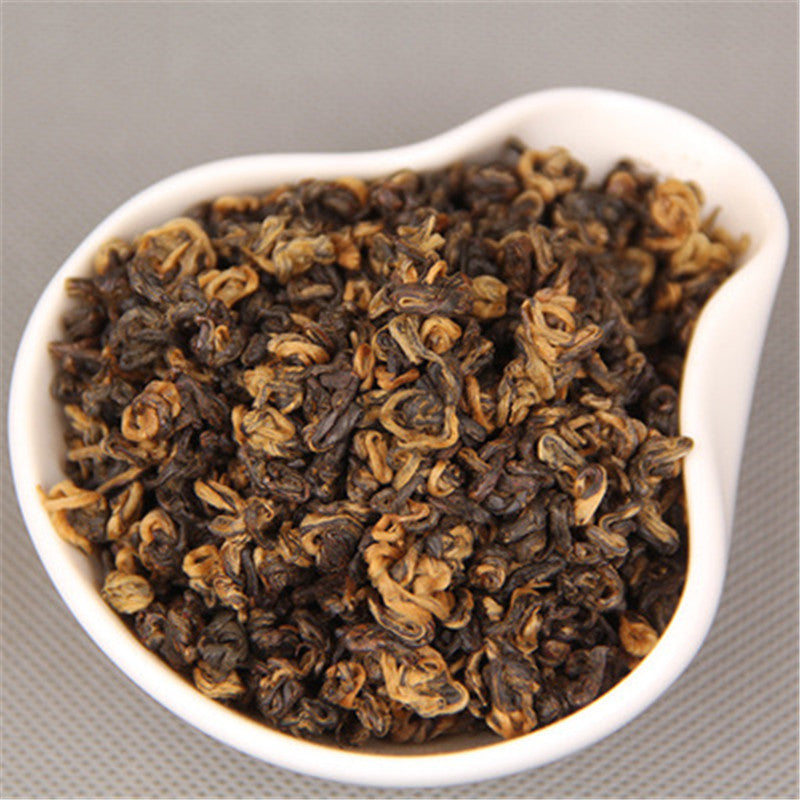 Health Drink Yunnan Black Tea Curled(1 Bud 1 Leaf ) 200 Grams Organic Dian Hong
