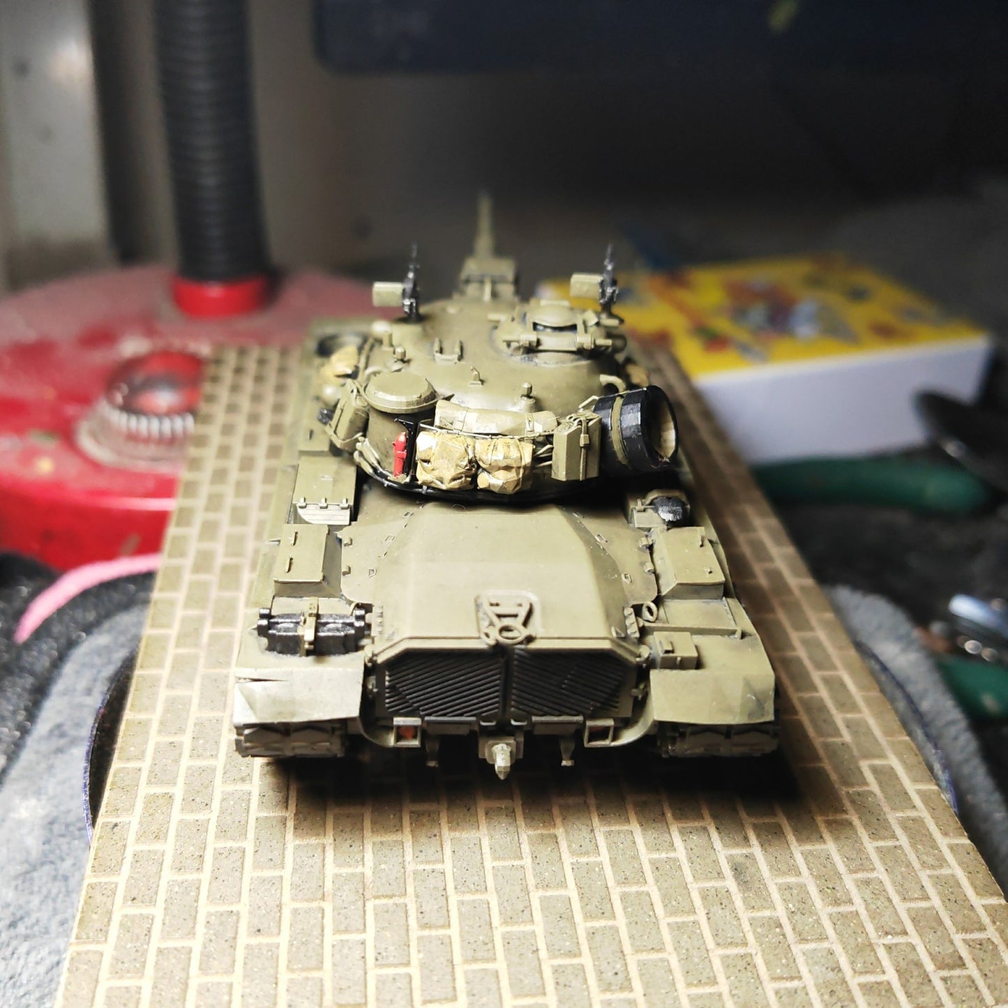 3D Printed 1/72 American M48A5 Tank Finished Product