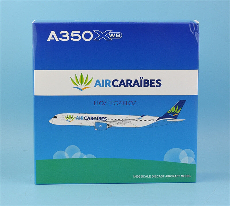 JC Wings Air Caraibes for Airbus A350-900 F-HHAV 1:400 Aircraft Pre-built Model