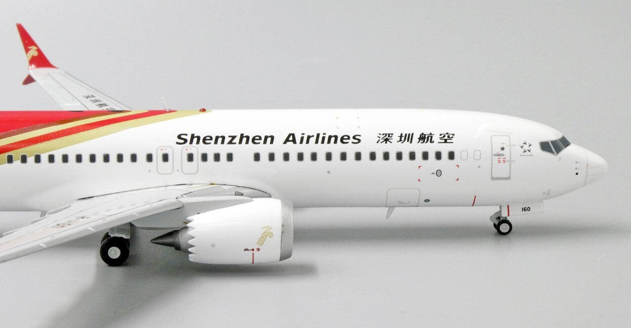 1:200 JC Wings Shenzhen Airlines BOEING B737 Max8 Plane Diecast Aircraft Model