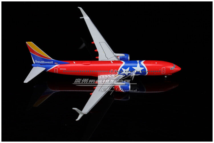 1:400 GeminiJets Southwest BOEING B737-800 Airplane Diecast Aircraft Model