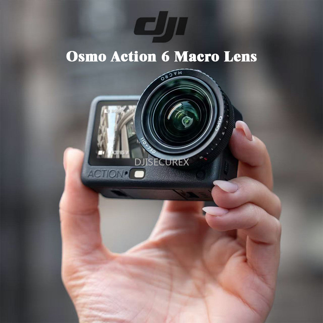 DJI Osmo Action 6 Macro Lens w/ Case – 11-75cm Focus