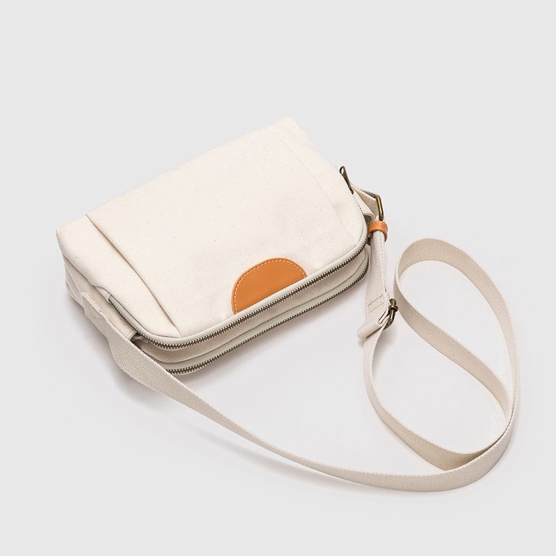 Canvas Bag Versatile Armpit Shoulder Bag Messenger Bags Canvas Purse Cotton 1 PC