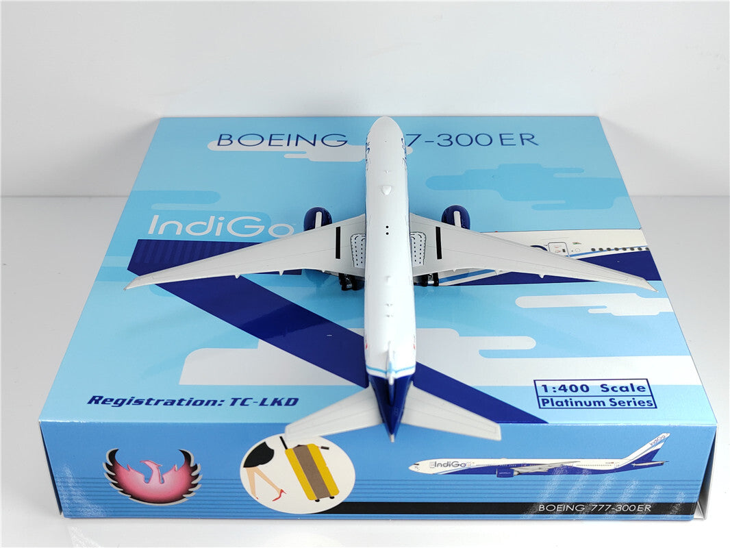 1:400 Phoenix IndiGO BOEING B777-300ER Airplane Diecast Aircraft Plane Model