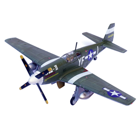New 1/72 Scale Diecast Alloy WWII US P-51B Mustang Fighter Finished Model
