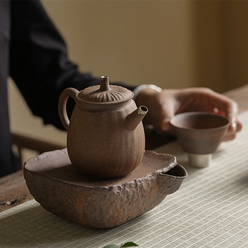 Water Reservoir Tea Mat For Pot Ceramic Pottery Holder Creative Tea Accessories