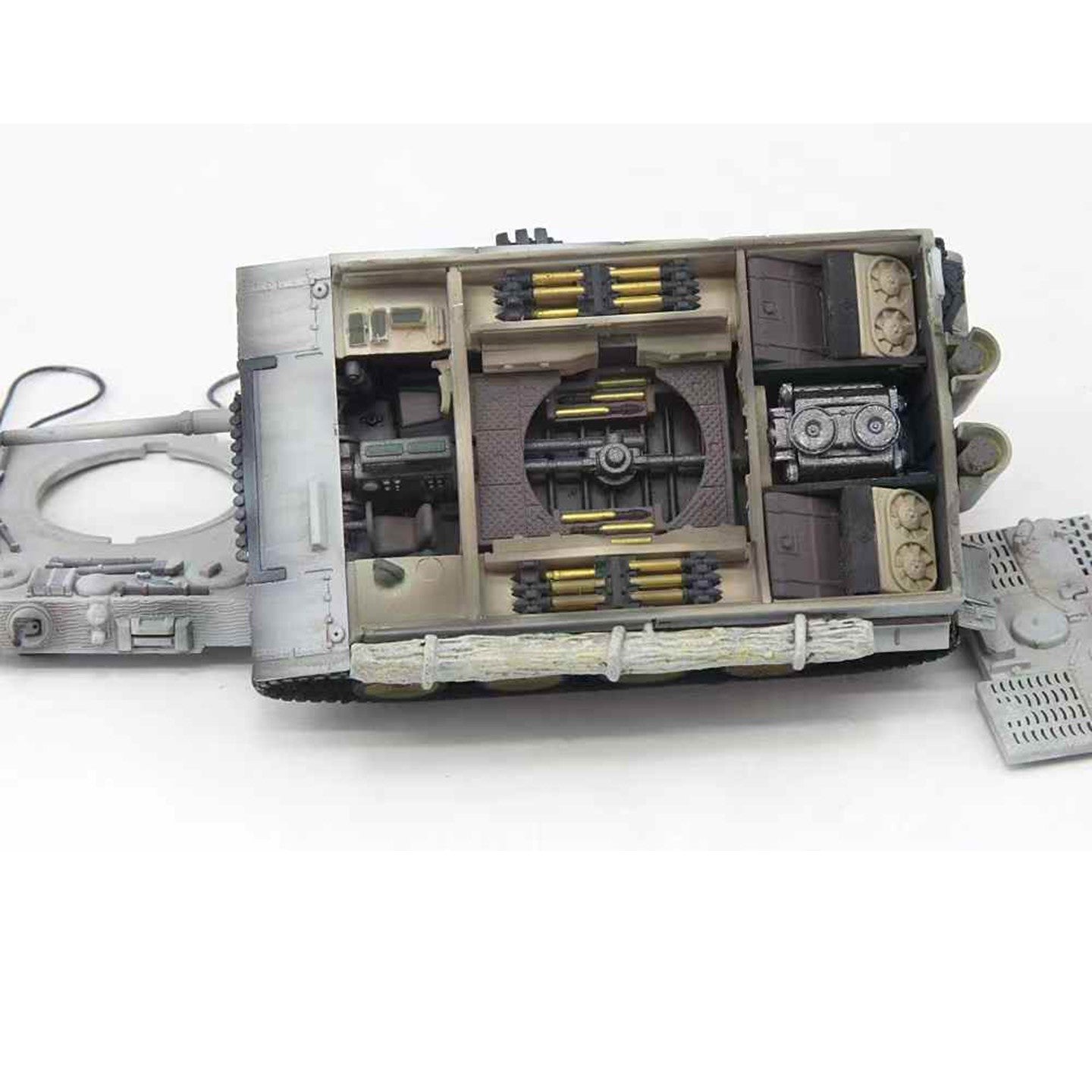 1/72 PMA German Battalion Fully Interior Tiger Tank 503rd Alloy Finished Model