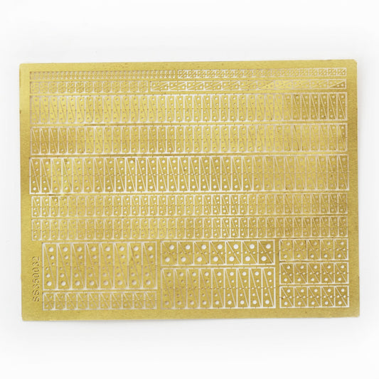 SSMODEL SS350032 1/350 WWII Warship Triangular Perforated Gussets