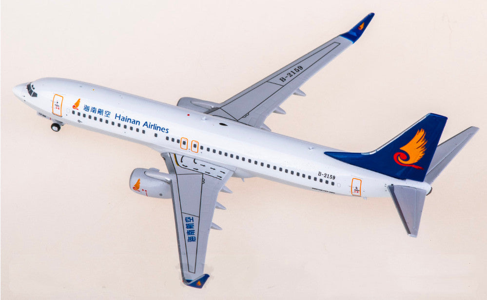 1:400 AeroPolaris Hainan Airlines Boeing 737-800 B-2159 Airplane Diecast Model