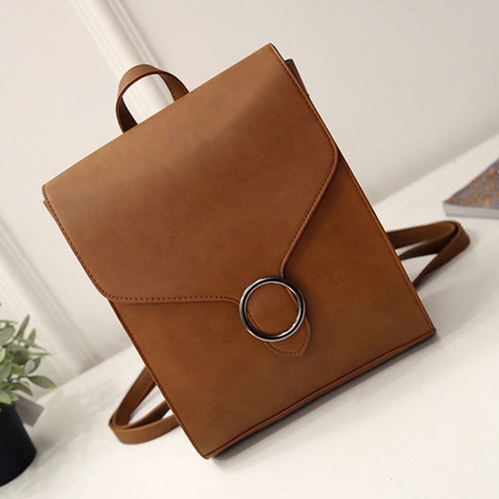 Backpack Synthetic Leather Bags Shopping High Quality Backpack Purse 25*11*31 CM