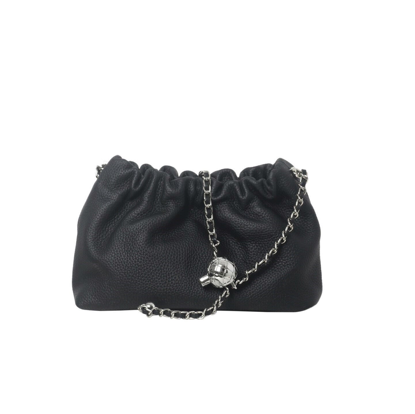Small Mini Real Leather Clutch Purse Shoulder Bag Crossbody Adjustable Chain