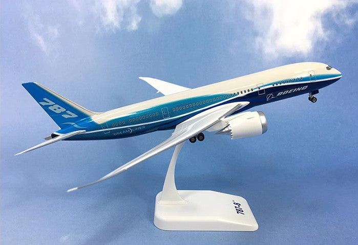 29CM 1:200 Risesoon Boeing 787-8 Passenger Airplane ABS Plastic Aircraft Model