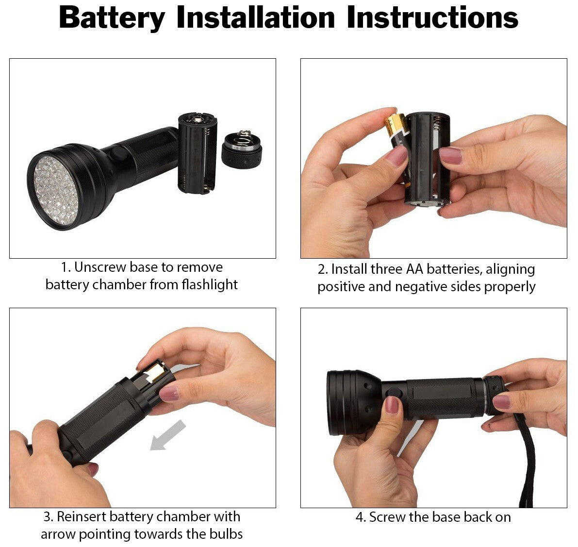 Blacklight Flashlight for Authenticating Drivers Licenses, Currency, Passports