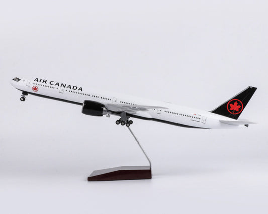 1:157 47CM AIR CANADA BOEING 777-300ER Plane Landing Gear Resin Aircraft Model