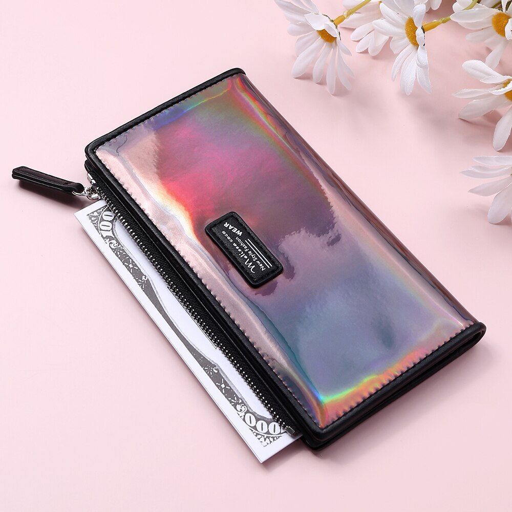 Fashion Women Wallets Zipper Long Coin Purse Money Bag Card Holder Ladies Clutch
