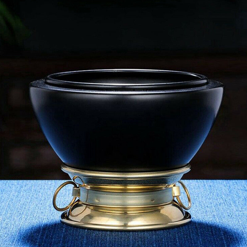 5.1in New Buddhist Supplies Monk Alms Offering Begging Stand Bowl Alms Bowl