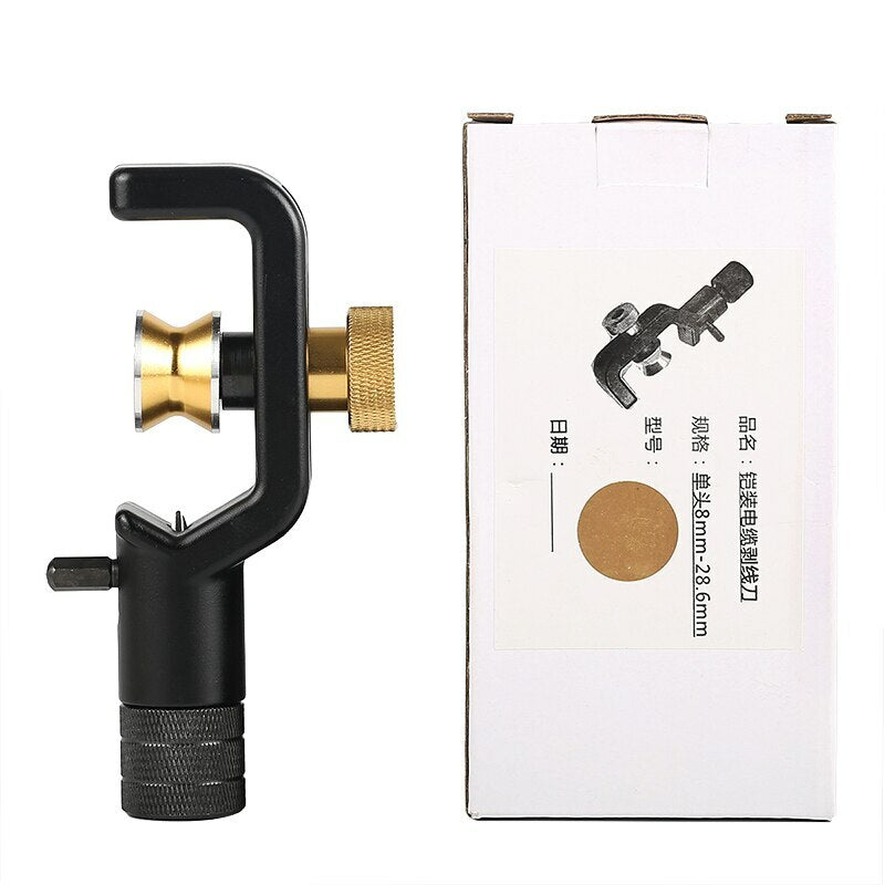 8-28.6MM Portrait Transverse Armoured Cable Stripping Knife Fiber Cable Slitter