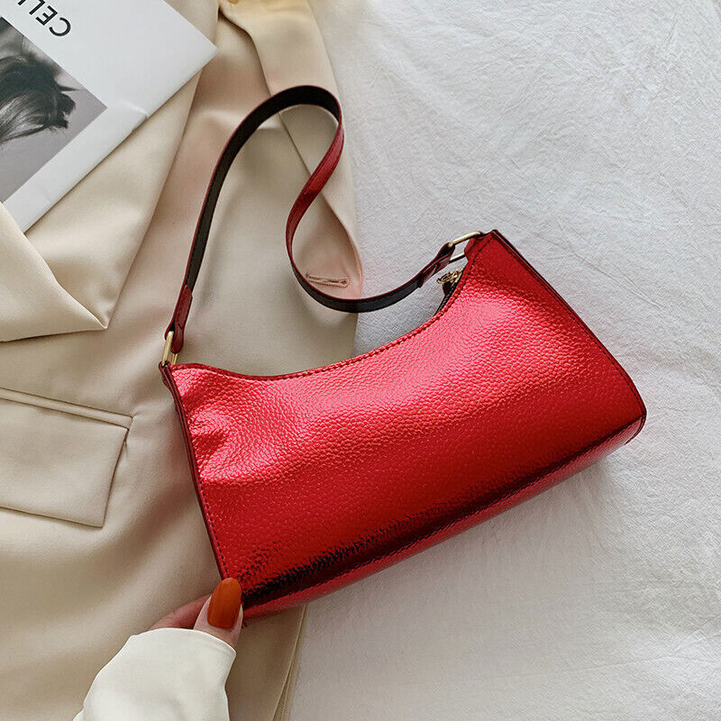 Underarm Bag New Pu Leather Shoulder Bag Texture Handbags for Women