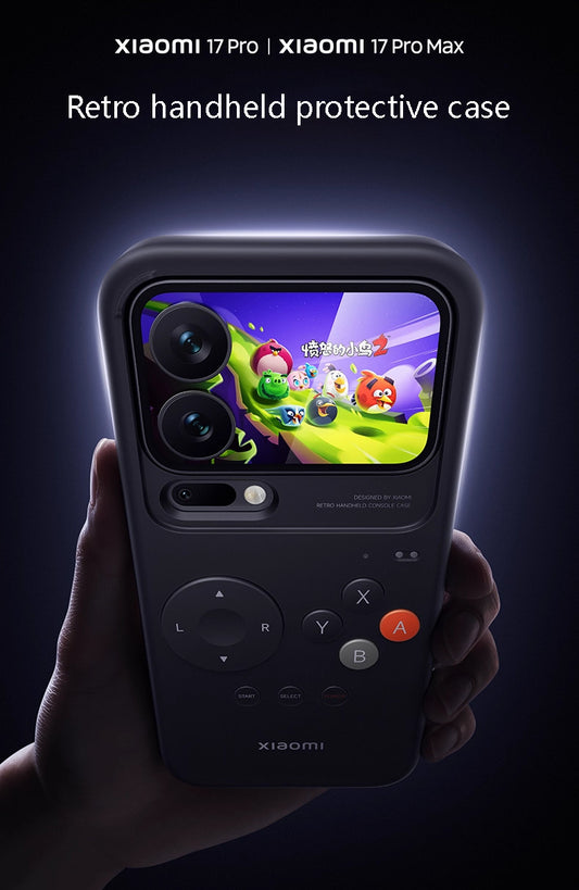 Xiaomi Mi 17 Pro/Max Retro Game Case 2025 - w/ Built-in Games