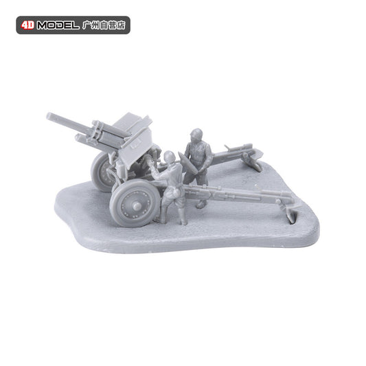 1/72 WWII M1938 Soviet M30 Howitzer Model Military Assembly Model