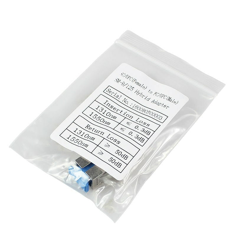 SC Female to FC Male Fiber Adapter for Optic Power Meter Visual Fault Locator