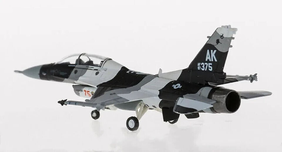 1:200 Hogan USAF Lockheed F-16D AK 375 Fighter Diecast Military Aircraft Model