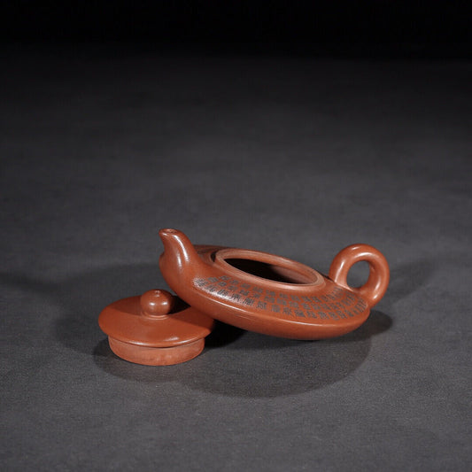 Chinese Yixing Zisha Clay Handmade Exquisite Teapot (百福 底款:周桂珍)