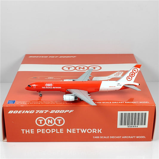 1:400 JC Wings TNT BOEING B757-200F Passenger Airplane Diecast Aircraft Model