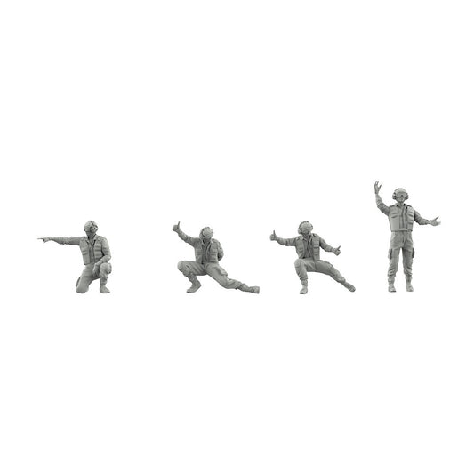 SSCR700018 1/700 Model Upgrade Parts Aircraft Carrier Ground Crew Command