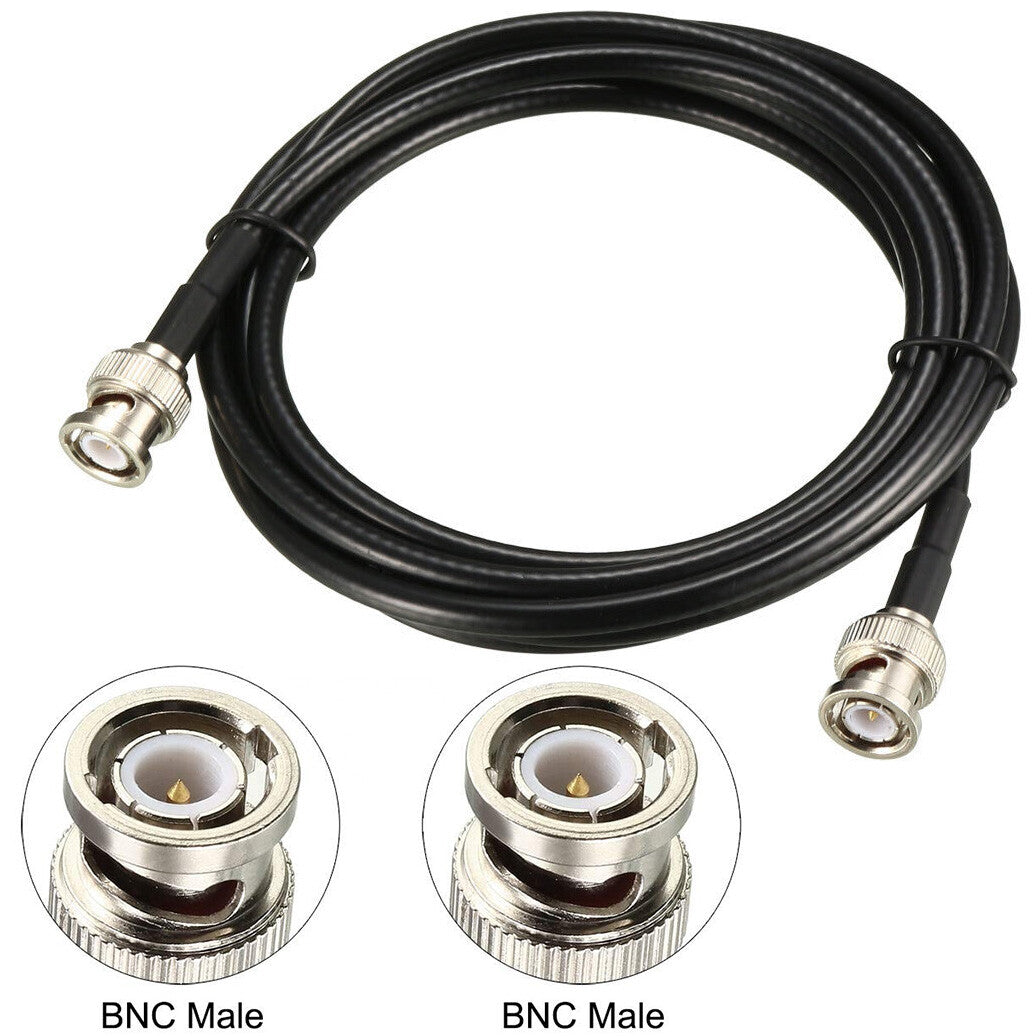 6 Foot BNC Male to BNC Male Cable, 50Ω Impedance