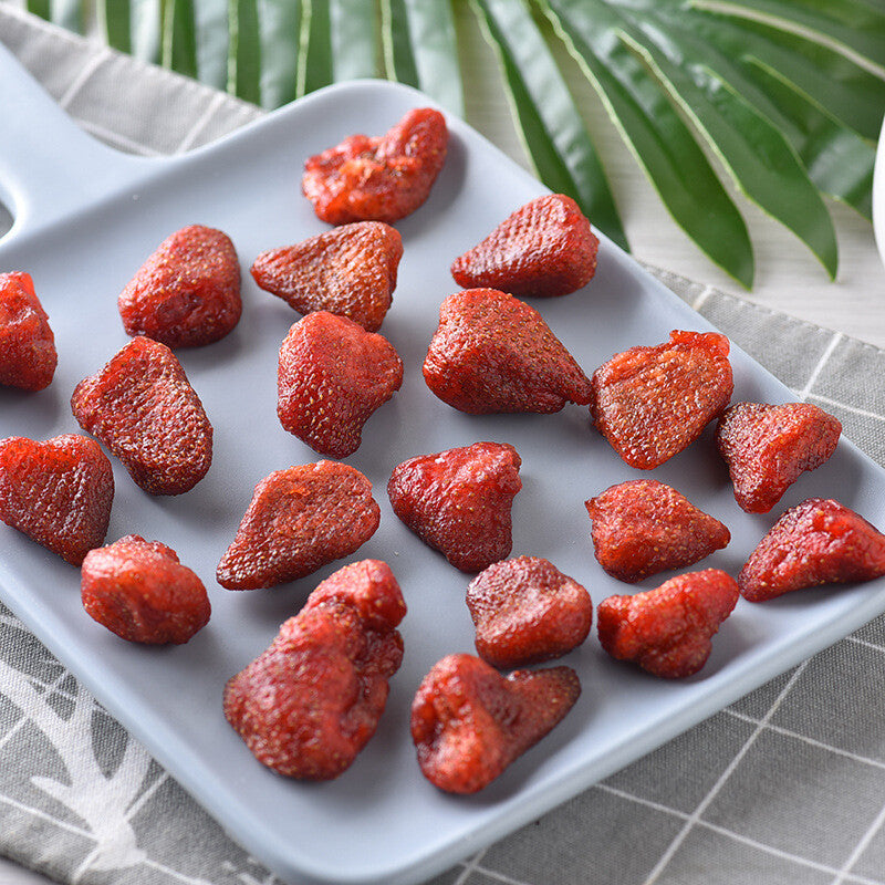 500g Dried Strawberries Preserved Fruits Dried Fruits Healthy Snacks HELLOYOUNG