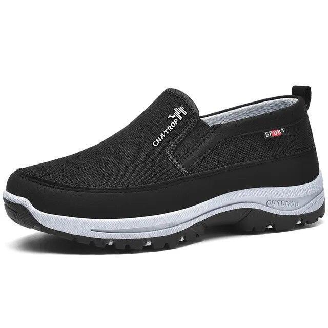 Comfort Breathable Orthopedic Travel Plimsolls, Cna Trop Shoes for Men Slip-on