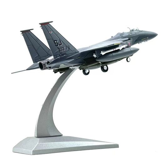 1:100 US F-15E Strike Eagle Supersonic Combat Bomber Military Aircraft Model