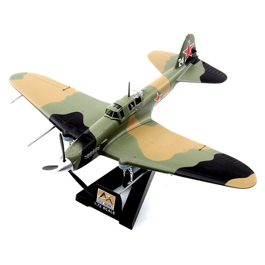 1/72 Soviet Il-2M3 fighter model Musagalev aircraft model