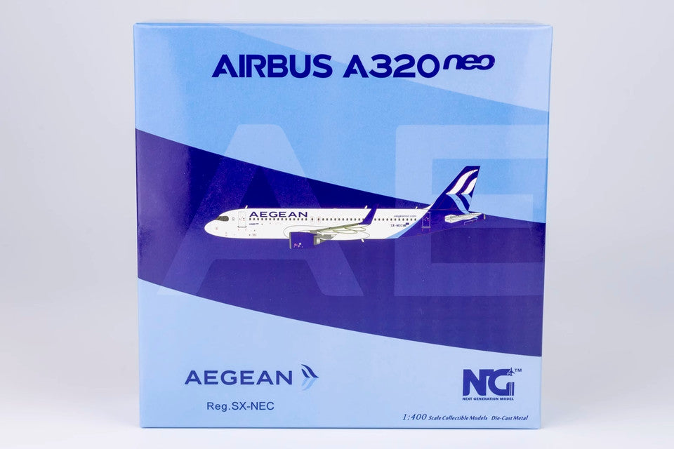 1:400 NG Model Aegean Airlines AIRBUS A320neo Passenger Airplane Diecast Model