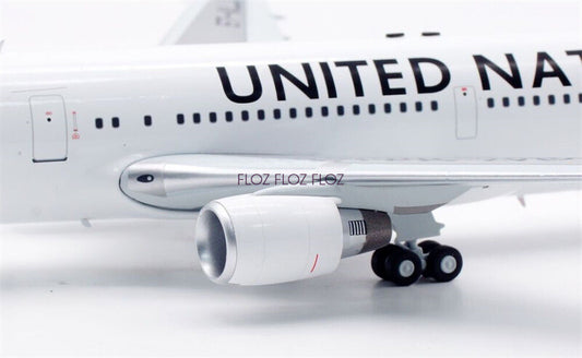 Inflight United Nations for Boeing B767-300 ET-ALJ 1:200 Plane Pre-built Model