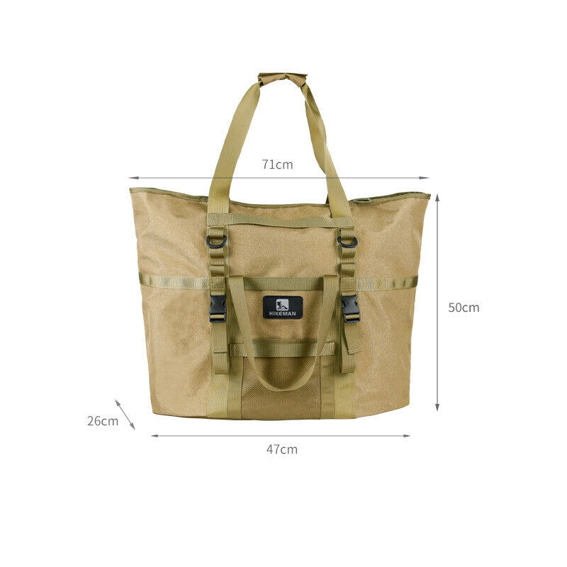60L Outdoor Camping Storage Bag Large Capacity Backpack Tent Canopy Tote Handbag