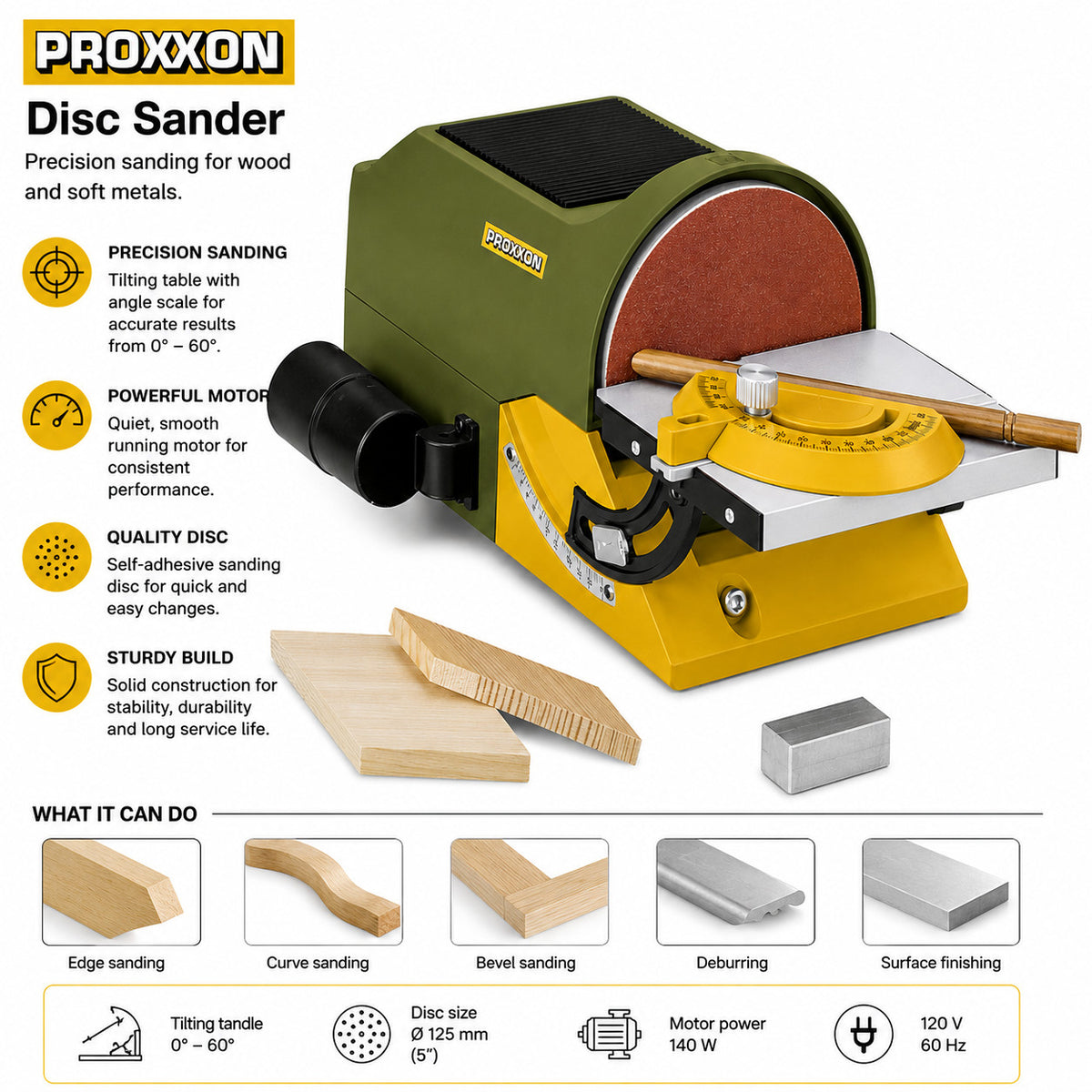 PROXXON DISC SANDER TG125/E