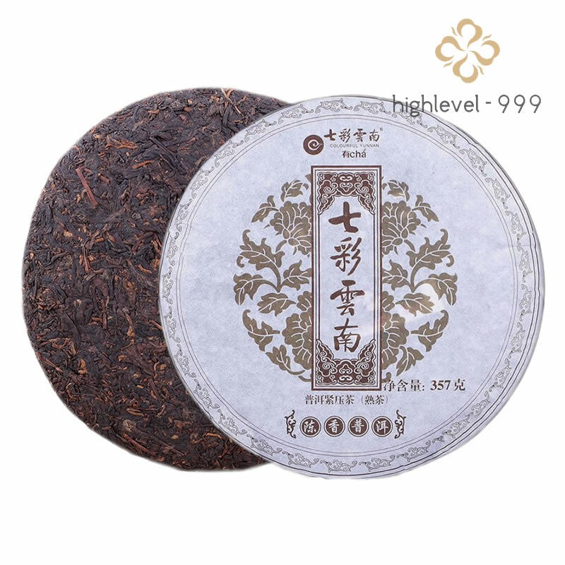 COLOURFUL YUNNAN Qing Feng Xiang Chen Xiang Pu'er Tea Ripe Puerh Puer Cake 357g